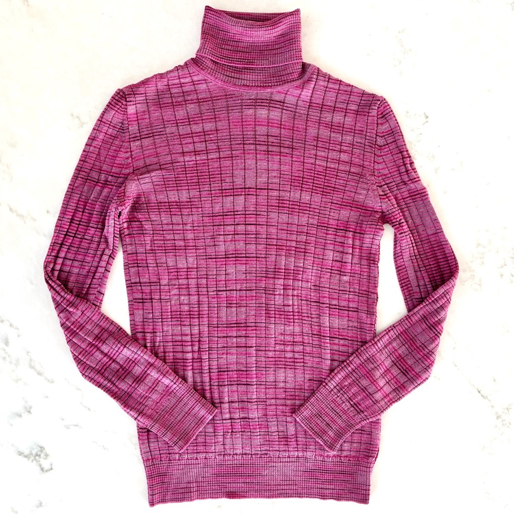 M Missoni Pink Spacedye Turtleneck Size 4